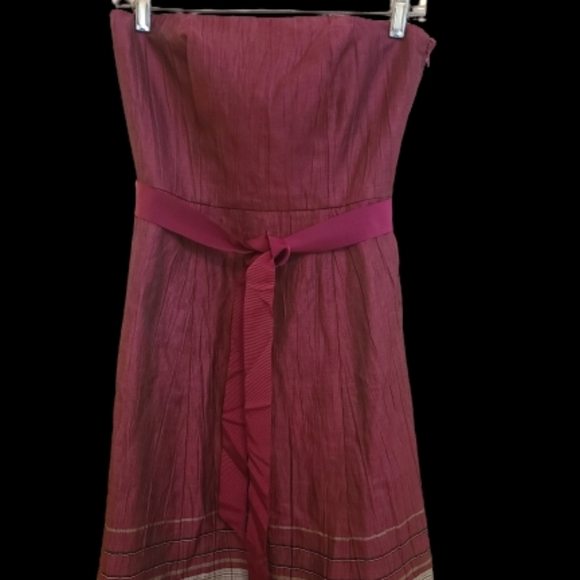 Ann Taylor Loft A-Line Strapless Dress - Picture 1 of 2